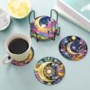 Sous-verres de peinture diamant Lune mystique – Image 4